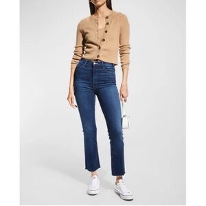 Mother The Hustler Ankle Fray Jeans Women’s Size 26 Home Movies Dark Wash